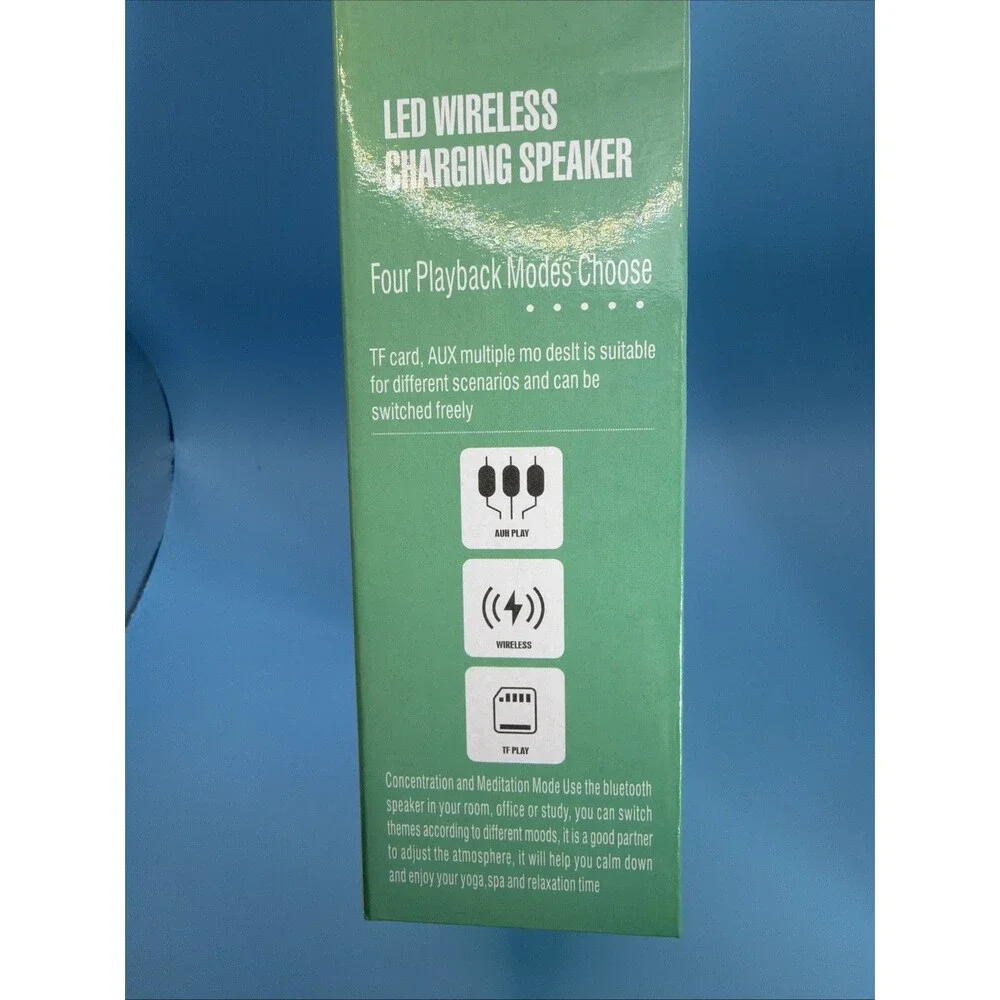 Wireless Charging Speaker G3mini RGB Lighting Alarm Clock Sound Machine